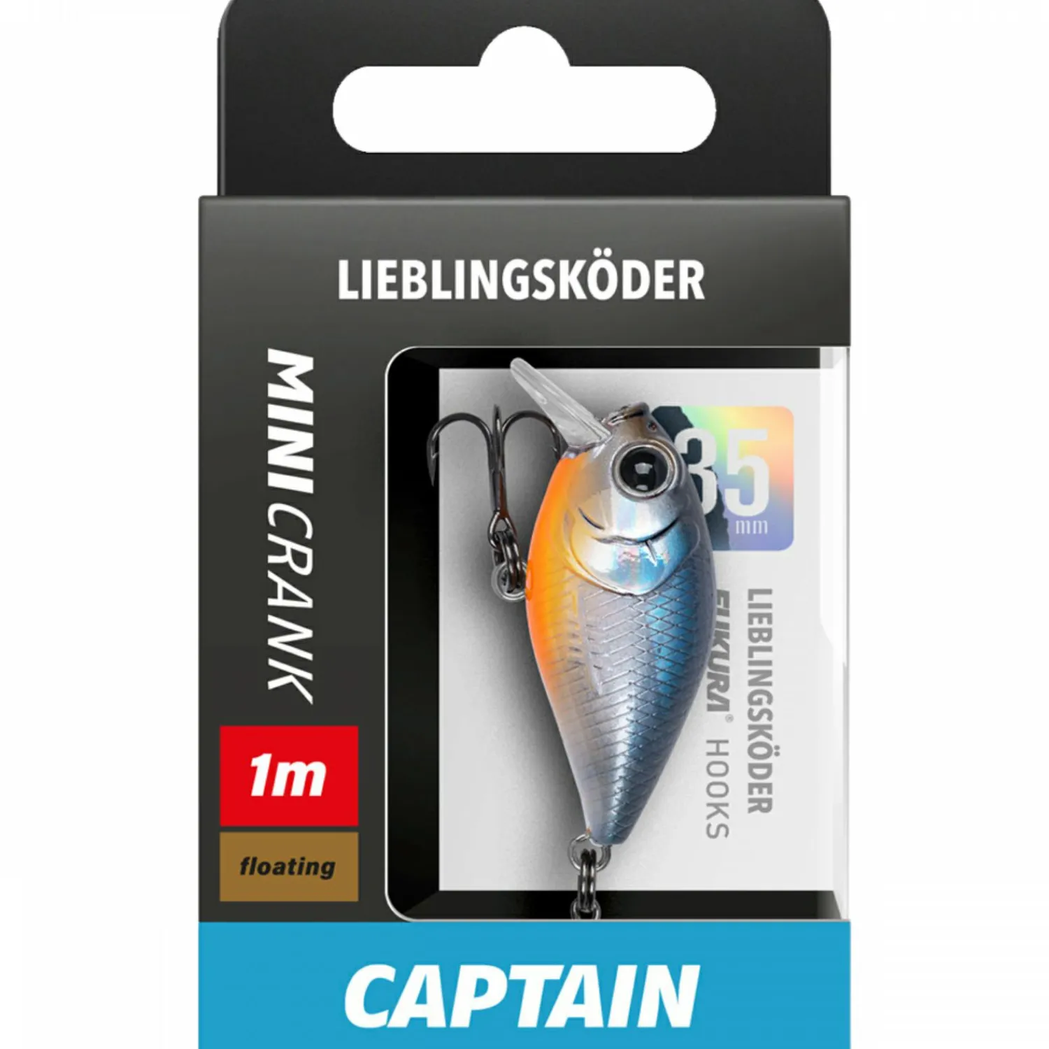Lieblingsku00f6der Lieblingsköder Mini Crank (Captain)< Raubfischangeln Kunstköder|Wobbler