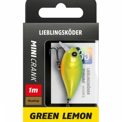 Hot Lieblingsköder Mini Crank (Green Lemon) Wobbler