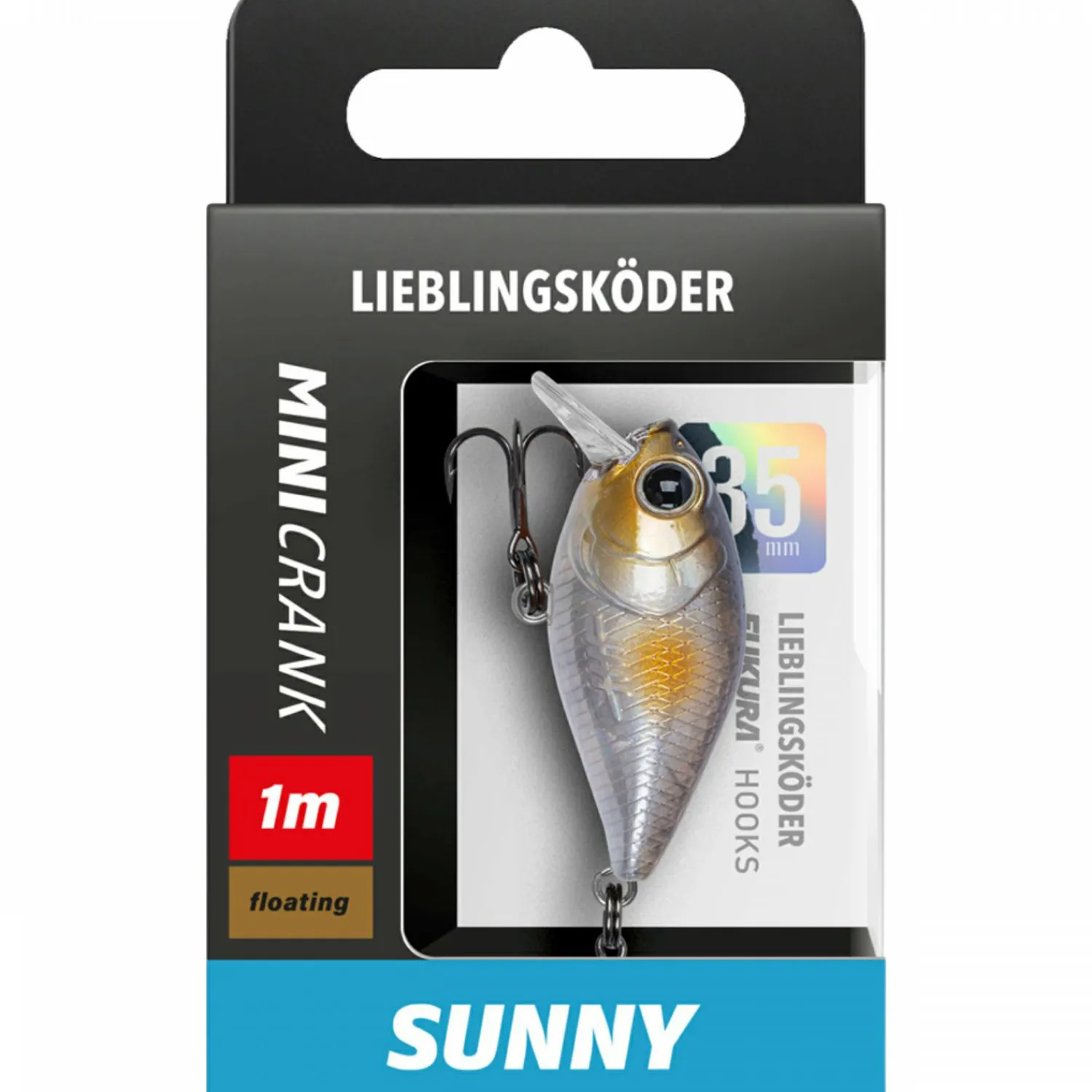Lieblingsku00f6der Lieblingsköder Mini Crank (Sunny)< Wobbler