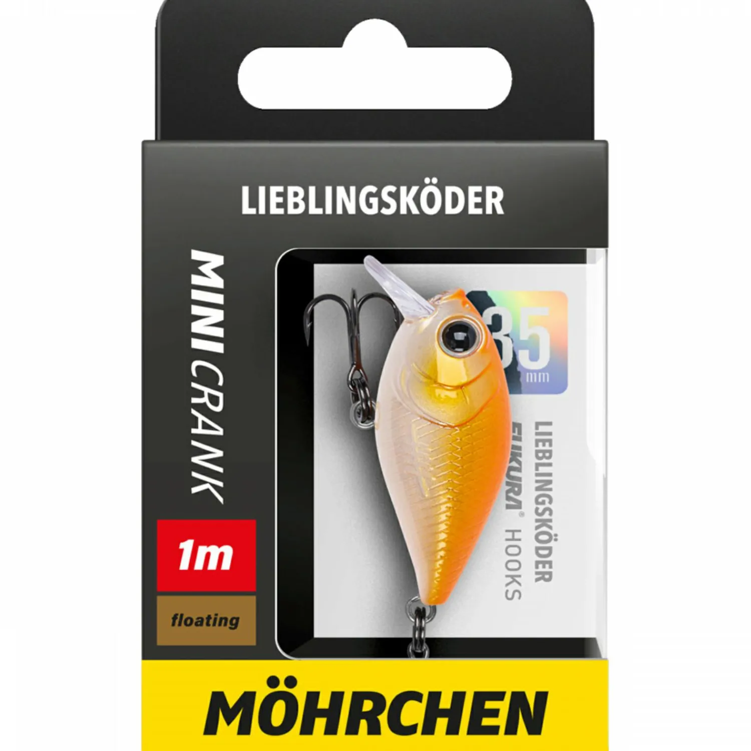 Online Lieblingsköder Mini Crank (Möhrchen) Wobbler