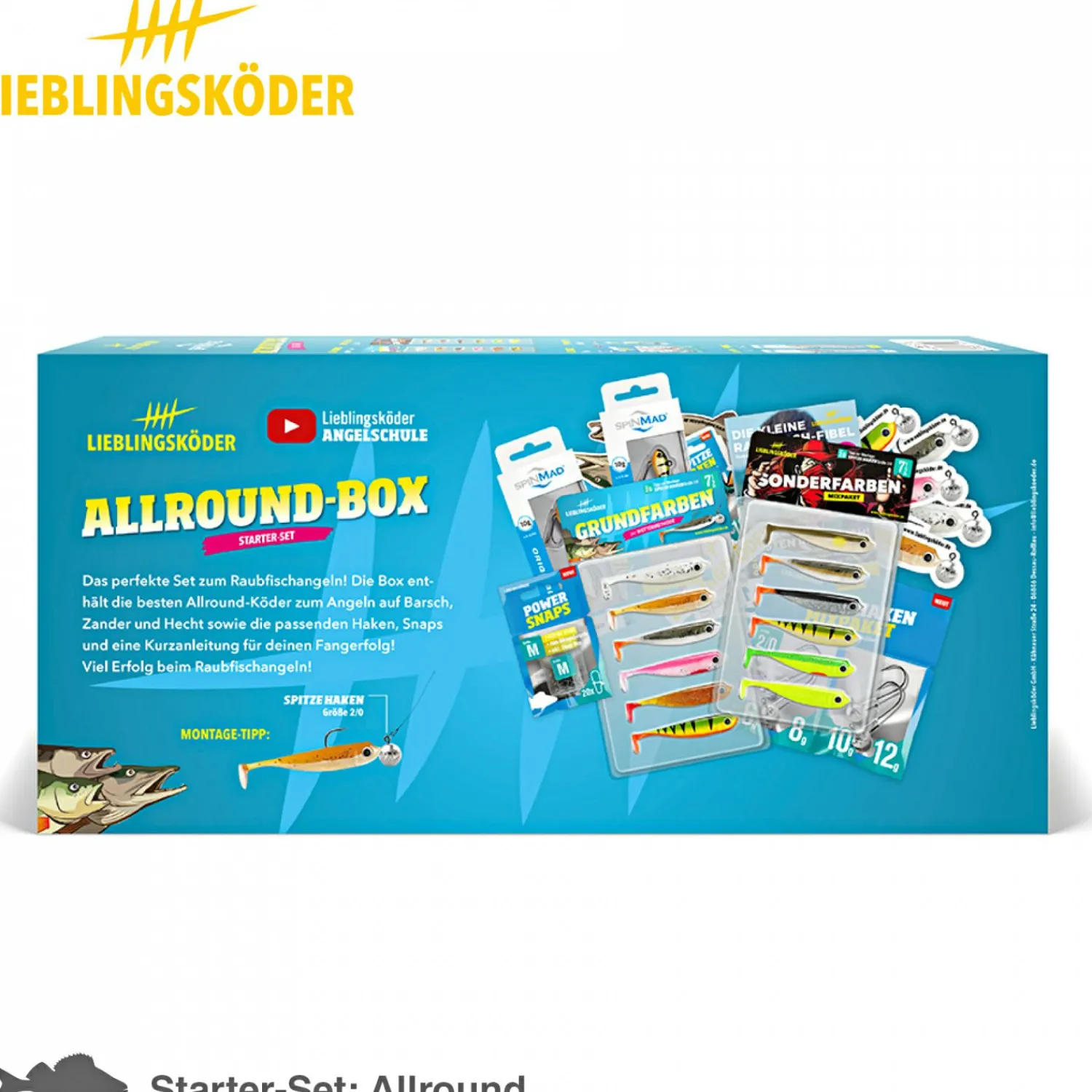 Discount Lieblingsköder Zielfischbox Allround Raubfischangeln Kunstköder|Kunstköder-Sets