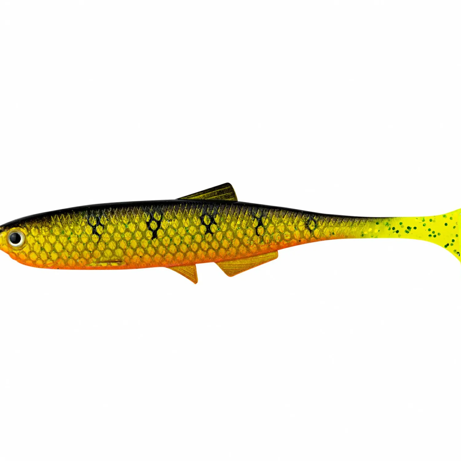 Hot KØFI Bleak Shad (Natural Perch) Gummiköder ·Gummifische & Shads