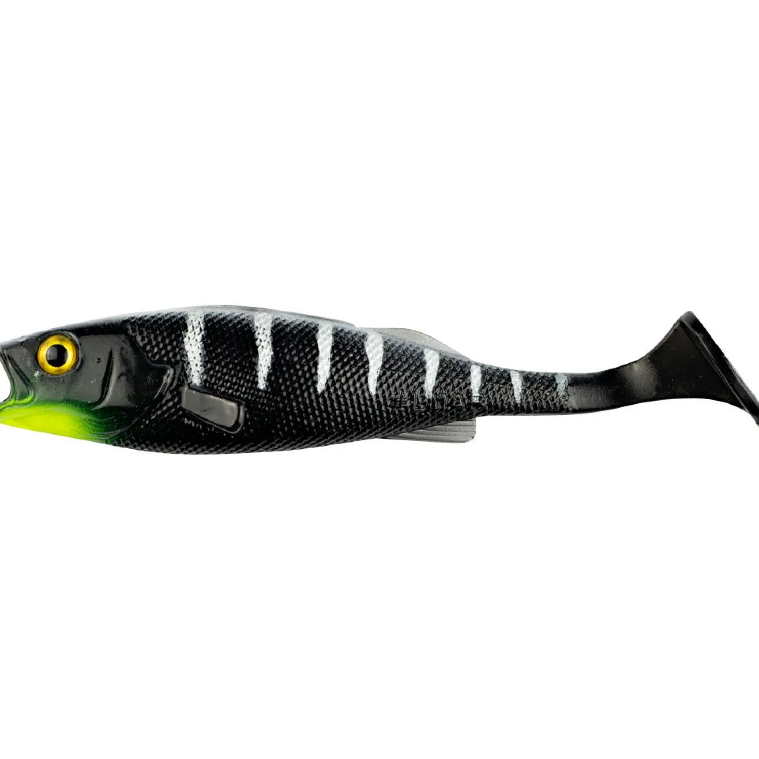 Sale KØFI Perch Shad (Black Tiger) Gummiköder ·Gummifische & Shads