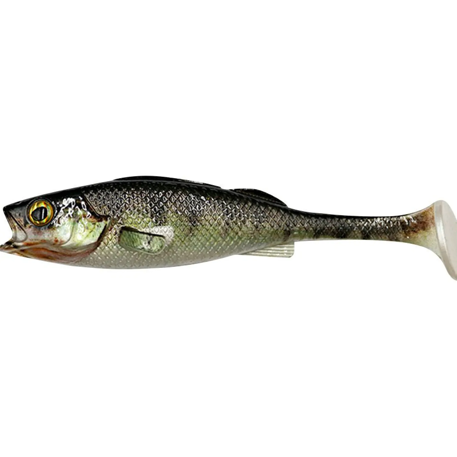LMAB KØFI Perch Shad (Zander Skin)< Gummiköder ·Gummifische & Shads