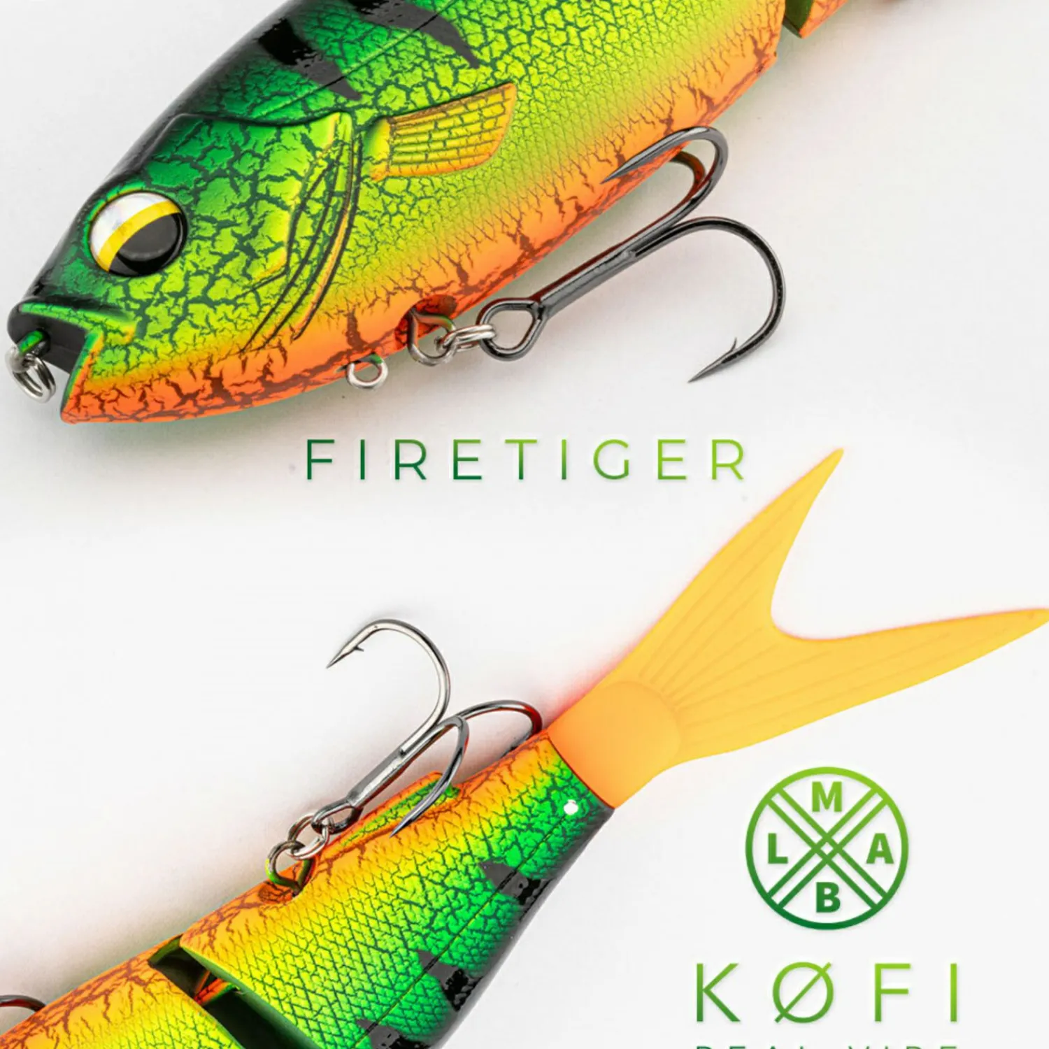 LMAB KØFI Real Vibe (Fire Tiger)< Wobbler