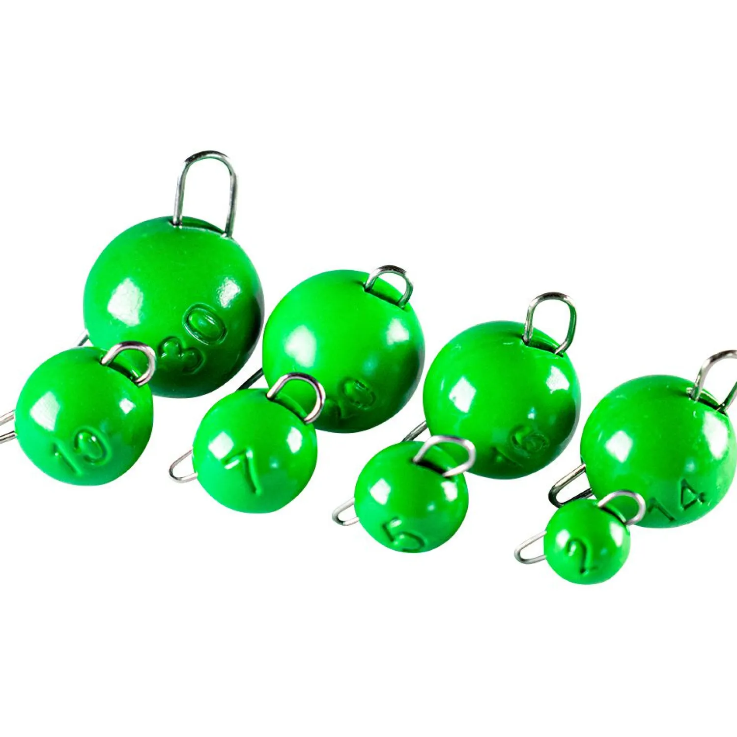 Hot Tungsten Chebu Sinker (Fluo Green) Cheburashka-Bleie