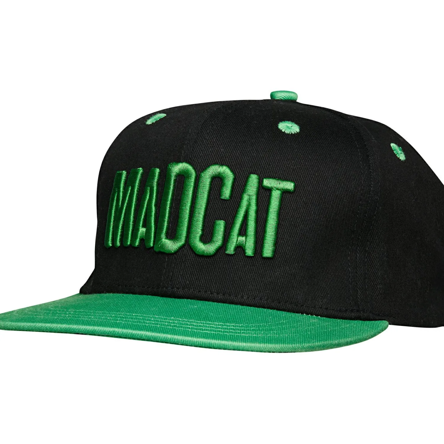 Best Skull Flatbill Cap (Black/Green) Outdoor- & Angel-Kappen