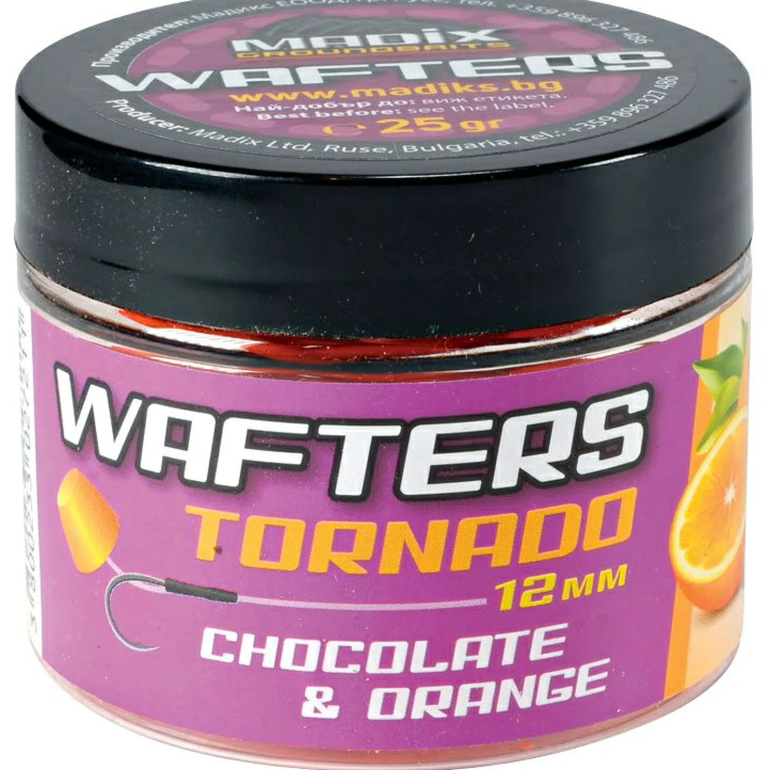 MadiX Wafter Tornado (Chocolate & Orange)< Friedfischfutter|Friedfischangeln-Zubehör