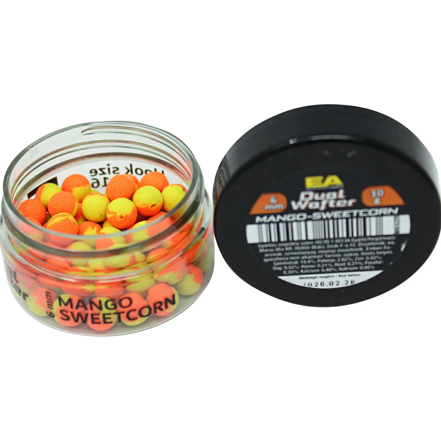 Maros Mix Dual Wafter (Mango/Sweetcorn, Ø 9 mm)< Friedfischfutter|Friedfischangeln-Zubehör