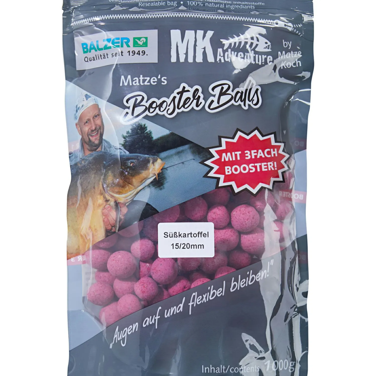 Matze Koch Boilies Booster Balls Special Edition (Süßkartoffel)< Karpfenfutter·Boilies & Popup Boilies|Karpfenfutter