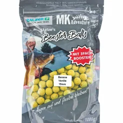 Boilies MK Adventure Booster Balls (Banane/Vanille) Karpfenfutter·Boilies & Popup Boilies|Karpfenfutter