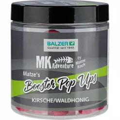 Pop-Ups MK Adventure Booster Balls (Kirsche/Waldhonig) Karpfenfutter·Boilies & Popup Boilies|Karpfenfutter