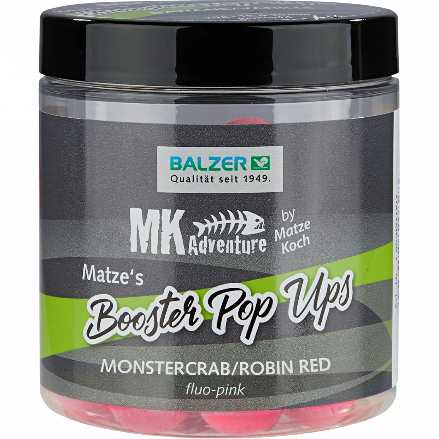Matze Koch Pop-Ups MK Adventure Booster Balls (Monstercrab/Robin Red)< Karpfenfutter·Boilies & Popup Boilies|Karpfenfutter