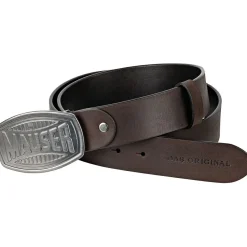 Mauser Leder Gürtel Herren (Dunkelbraun)< Outdoor- & Angel-Gürtel