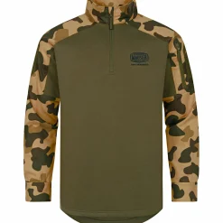 Best Range Sweater Herren (Matt Oliv) Angelpullover & -Strickjacken