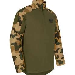 Best Range Sweater Herren (Matt Oliv) Angelpullover & -Strickjacken