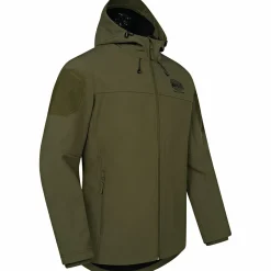 Tornado Softshell Jacke Herren (Matt Oliv) Outdoor- & Angel-Jacken