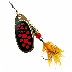 Mepps Spinner Black Fury mit Fliege< Raubfischangeln Kunstköder|Spinner