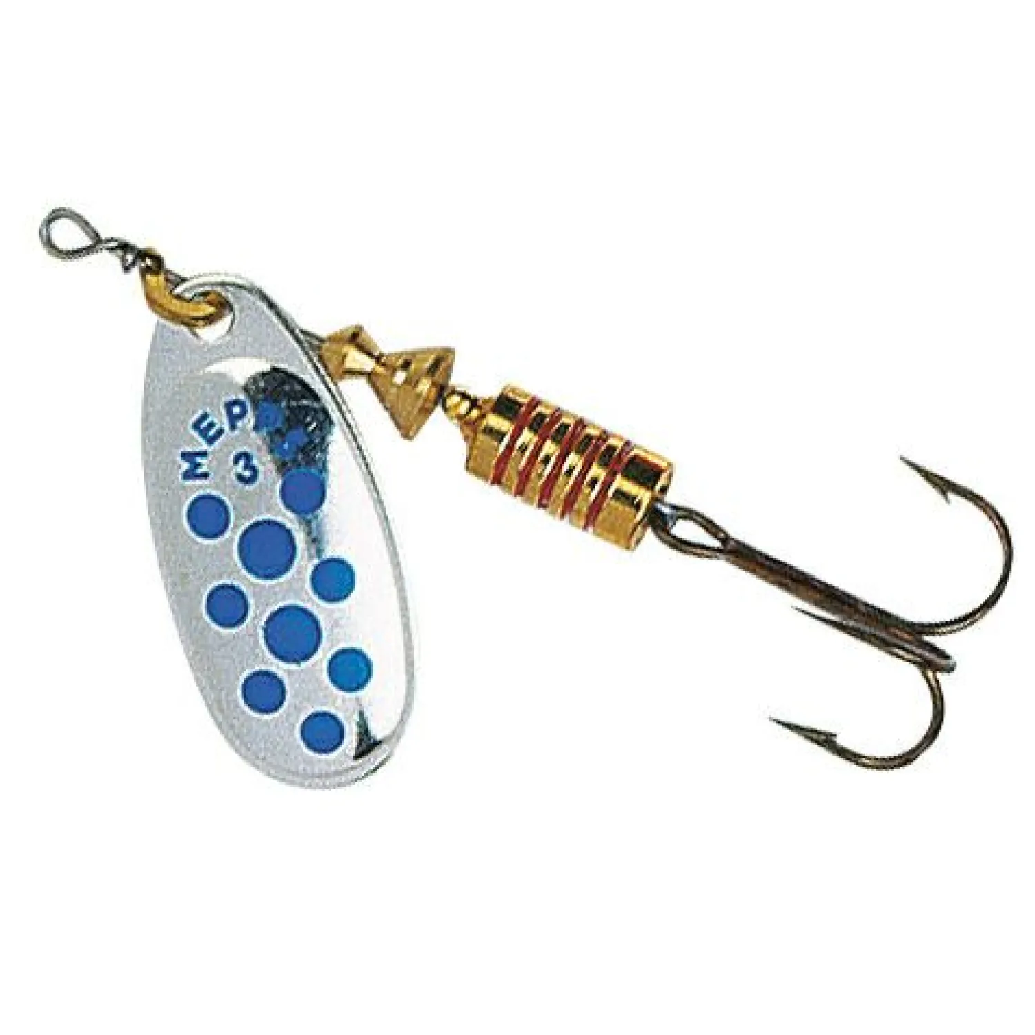 Outlet Spinner Comet Decorée (Silber/Blau) Spinner|Raubfischangeln Kunstköder