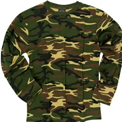 Langarm-Shirt (Woodland) Angel-Poloshirts & Langarmshirts|Tarn-Oberbekleidung