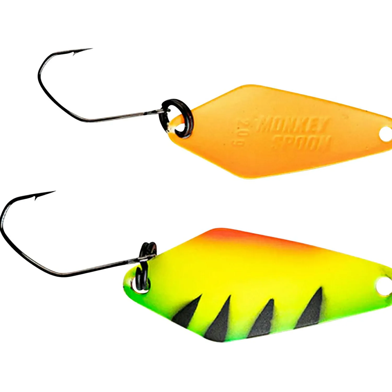 Monkey Lures Spoon El Nacho (Firetiger)< Forellenangeln-Zubehör|Trout Spoons