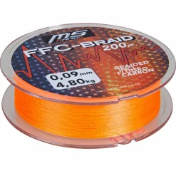 Best Angelschnur FFC-Braid (orange) Geflochtene Schnüre