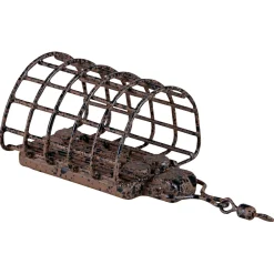 MS Range Futterkorb Semicircle Feeder Cage (braun)< Futterkörbe|Friedfischangeln-Zubehör