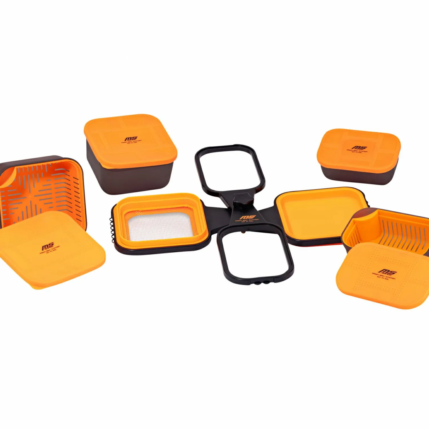 Clearance Profi Baitstation Kit 14 XXL Angelkoffer & Angelboxen ·Madendosen & Angelzubehör-Dosen