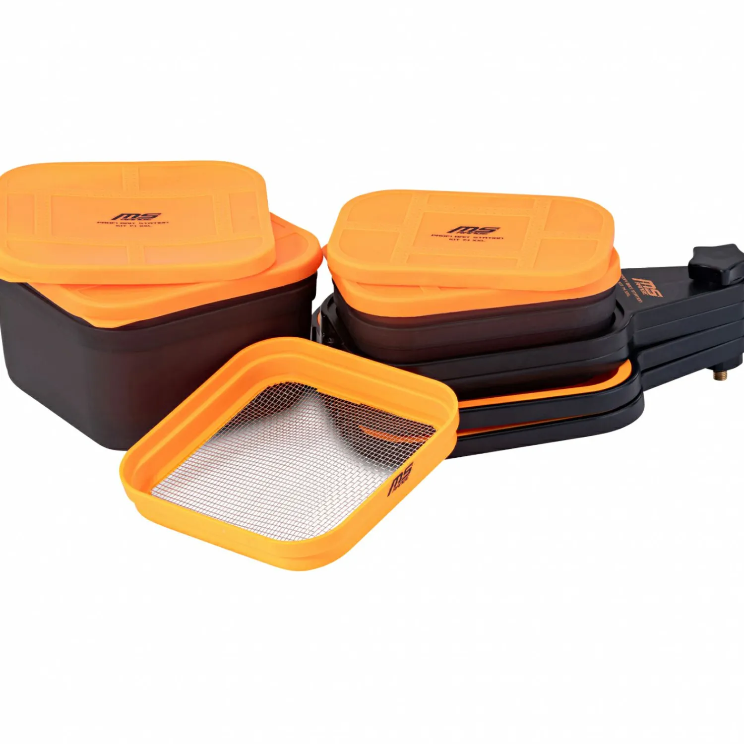 Clearance Profi Baitstation Kit 14 XXL Angelkoffer & Angelboxen ·Madendosen & Angelzubehör-Dosen