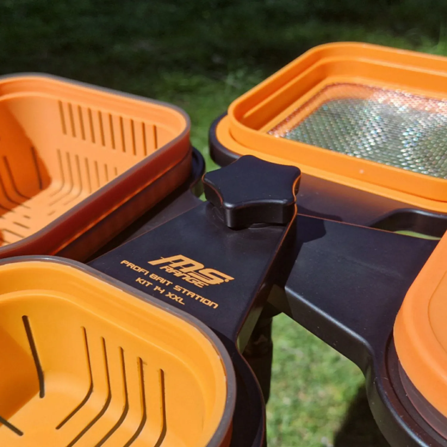 Clearance Profi Baitstation Kit 14 XXL Angelkoffer & Angelboxen ·Madendosen & Angelzubehör-Dosen