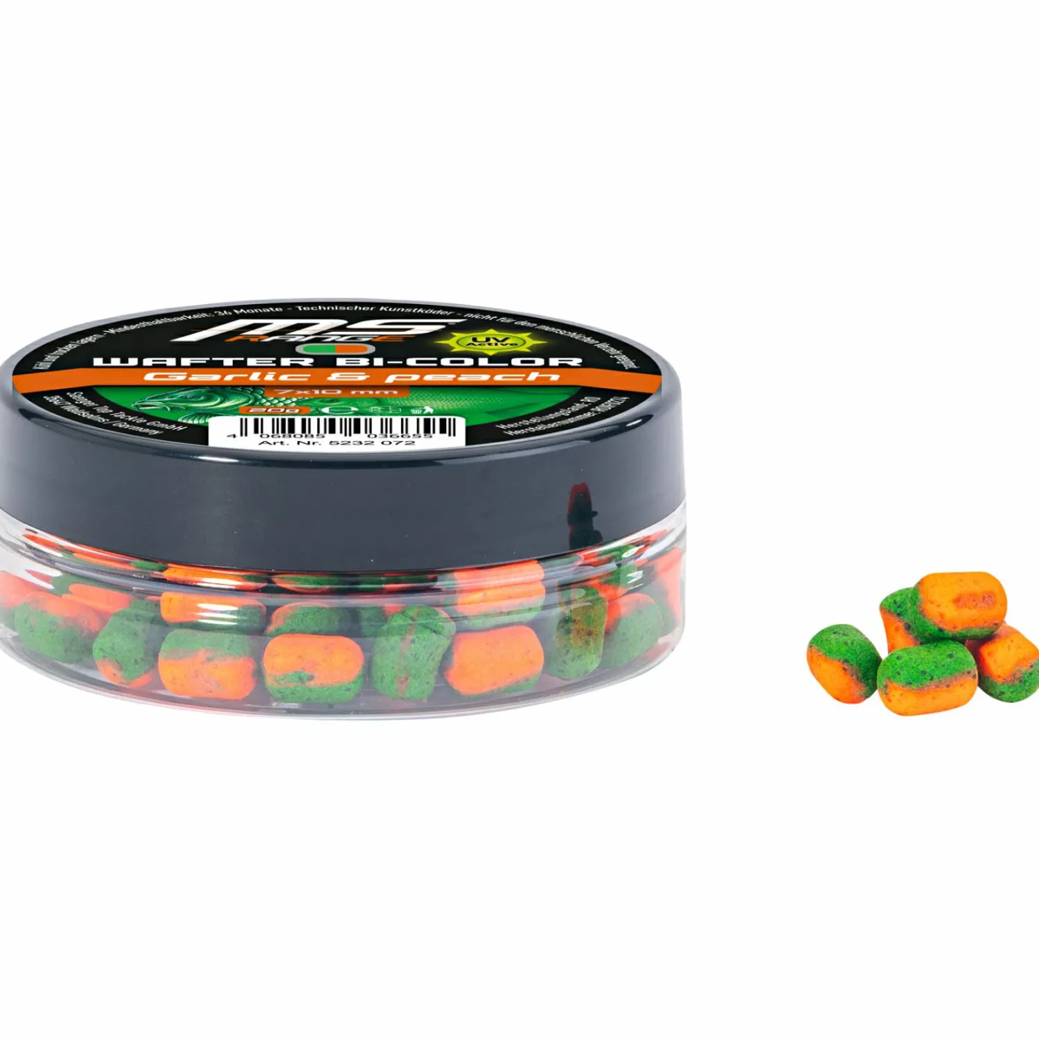 MS Range Wafter Bi-Color Dumbells (Garlic & Peach)< Karpfenfutter·Boilies & Popup Boilies|Karpfenfutter