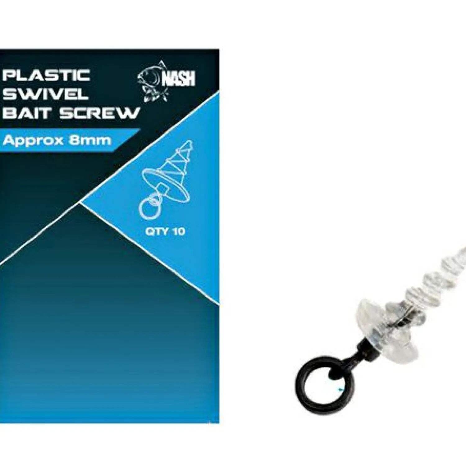 Best Plastic Swivel Bait Screw Karpfenangeln-Zubehör