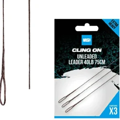 Nash Ready Tied Unleaded Leader 75cm< Karpfenangeln-Zubehör