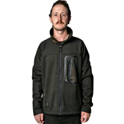 Clearance Zero Tolerance Nordic Fleece Zipped Jumper Unisex (Oliv/Camouflage) Outdoor- & Angel-Jacken