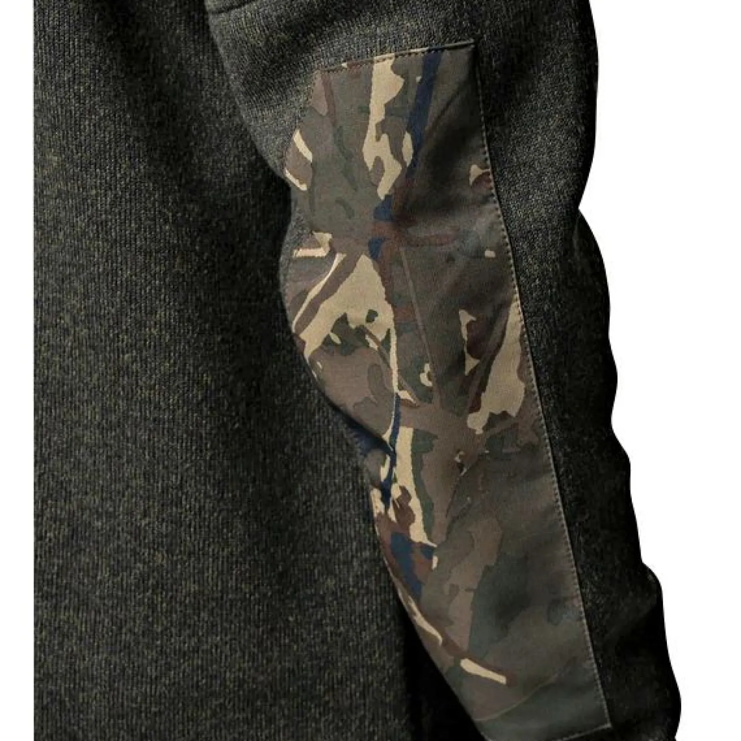 Clearance Zero Tolerance Nordic Fleece Zipped Jumper Unisex (Oliv/Camouflage) Outdoor- & Angel-Jacken