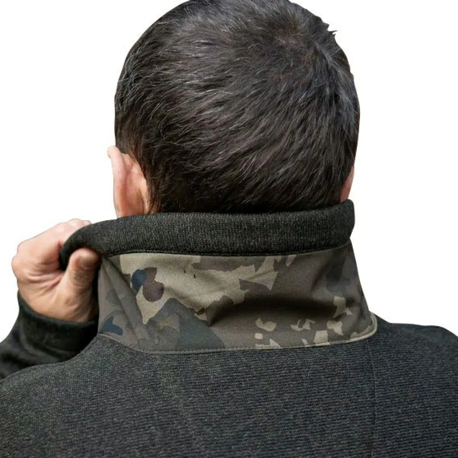 Clearance Zero Tolerance Nordic Fleece Zipped Jumper Unisex (Oliv/Camouflage) Outdoor- & Angel-Jacken