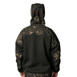 Nash Zero Tolerance Nordic Fleece Zipped Hoody Herren (Schwarz/Camouflage)< Angelpullover & -Strickjacken