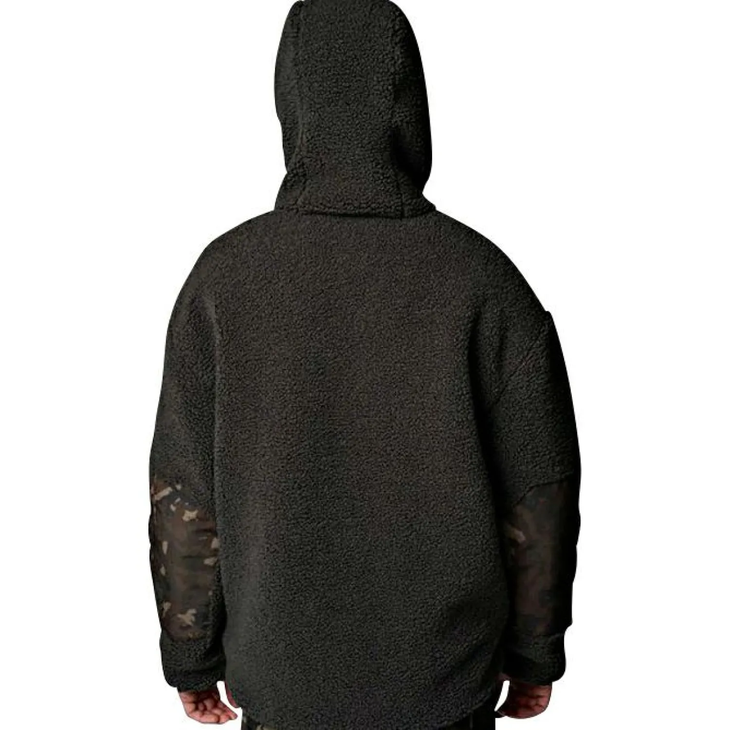 New Zero Tolerance Sherpa Fleece Hoody Herren (Braun/Camouflage) Outdoor- & Angel-Jacken