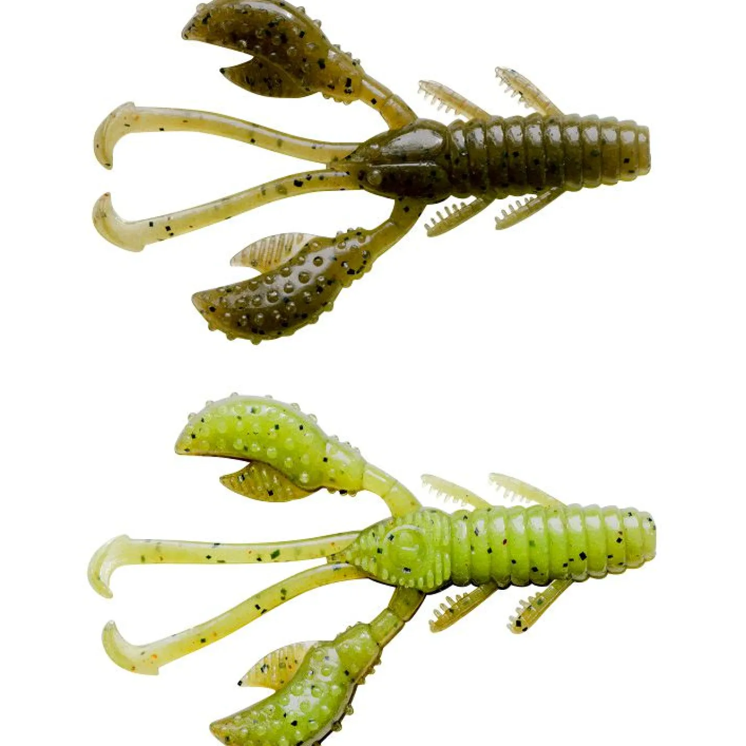 Mighty Mama (Green Pumpkin Chartreuse UV) Gummiköder ·Creature Baits