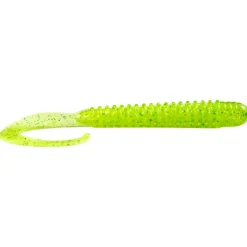 Clearance Ring Curly (Chartreuse UV) Gummiköder ·Twister