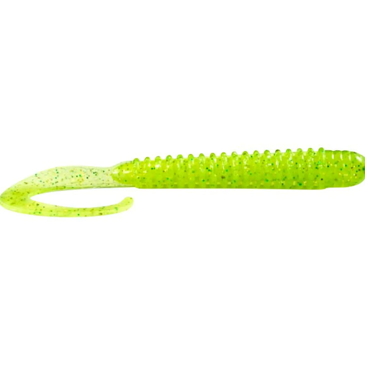 Clearance Ring Curly (Chartreuse UV) Gummiköder ·Twister
