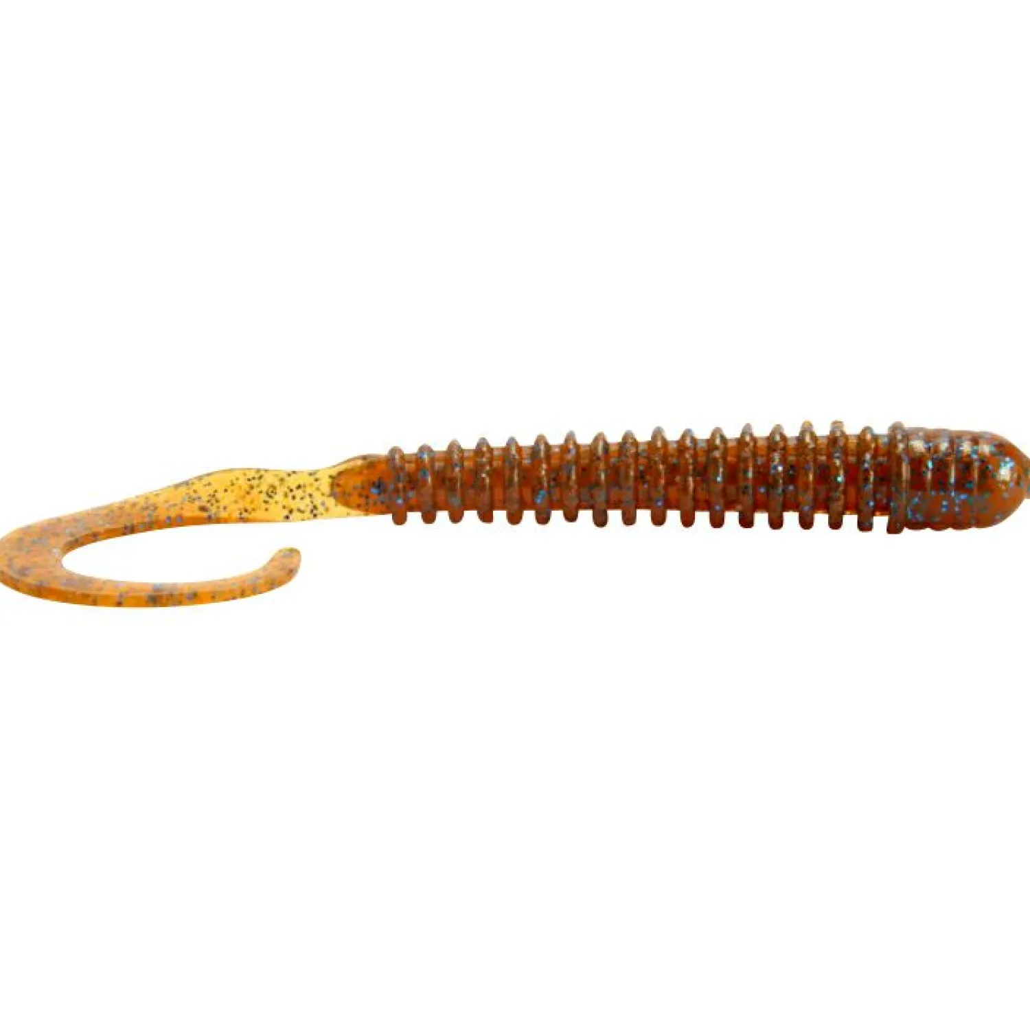 Outlet Ring Curly (Cinnamon Blue Flake) Gummiköder ·Twister