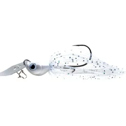 Tiny Kaishin Bladed (Clear White) Chatterbaits
