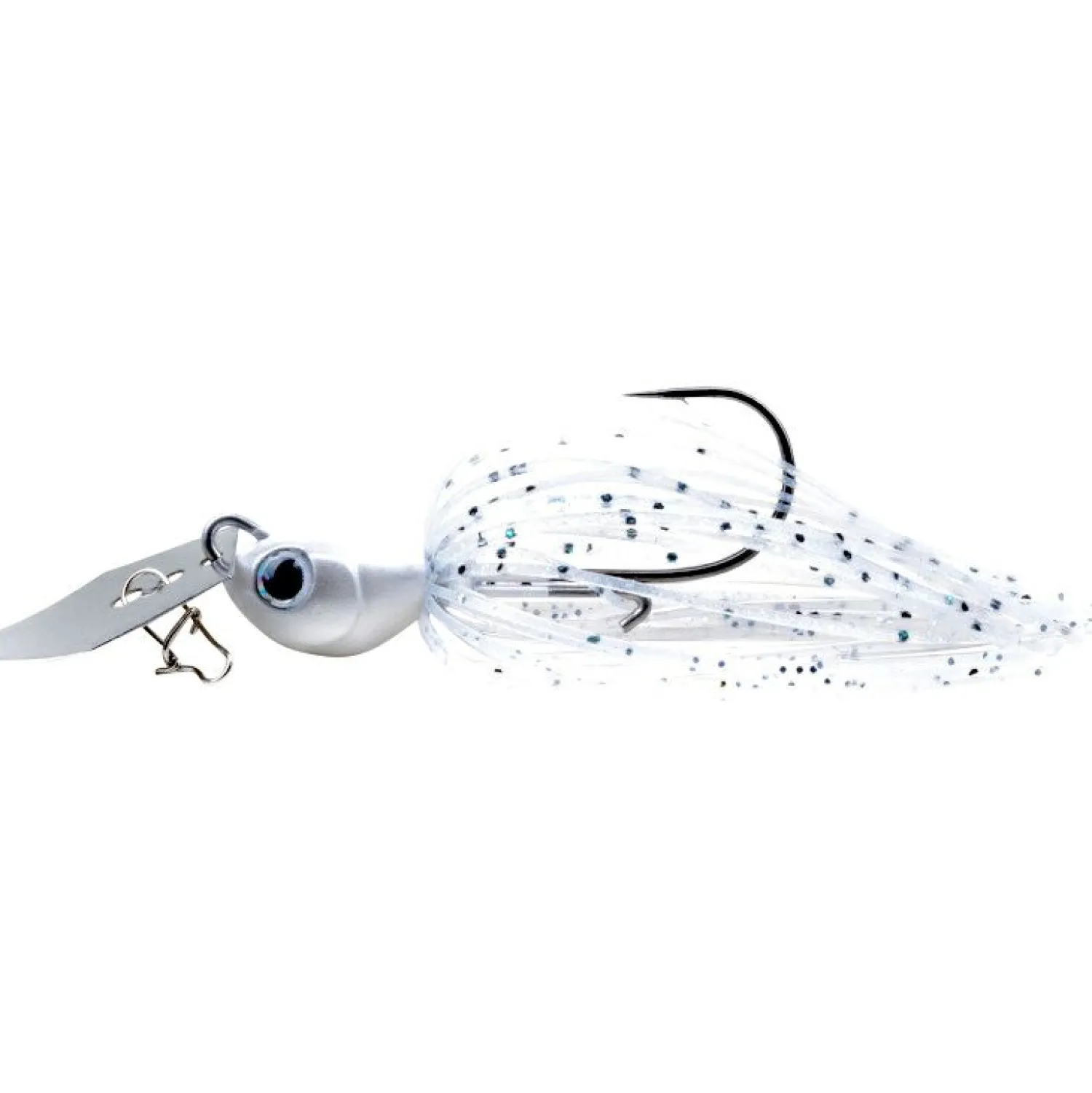 Tiny Kaishin Bladed (Clear White) Chatterbaits