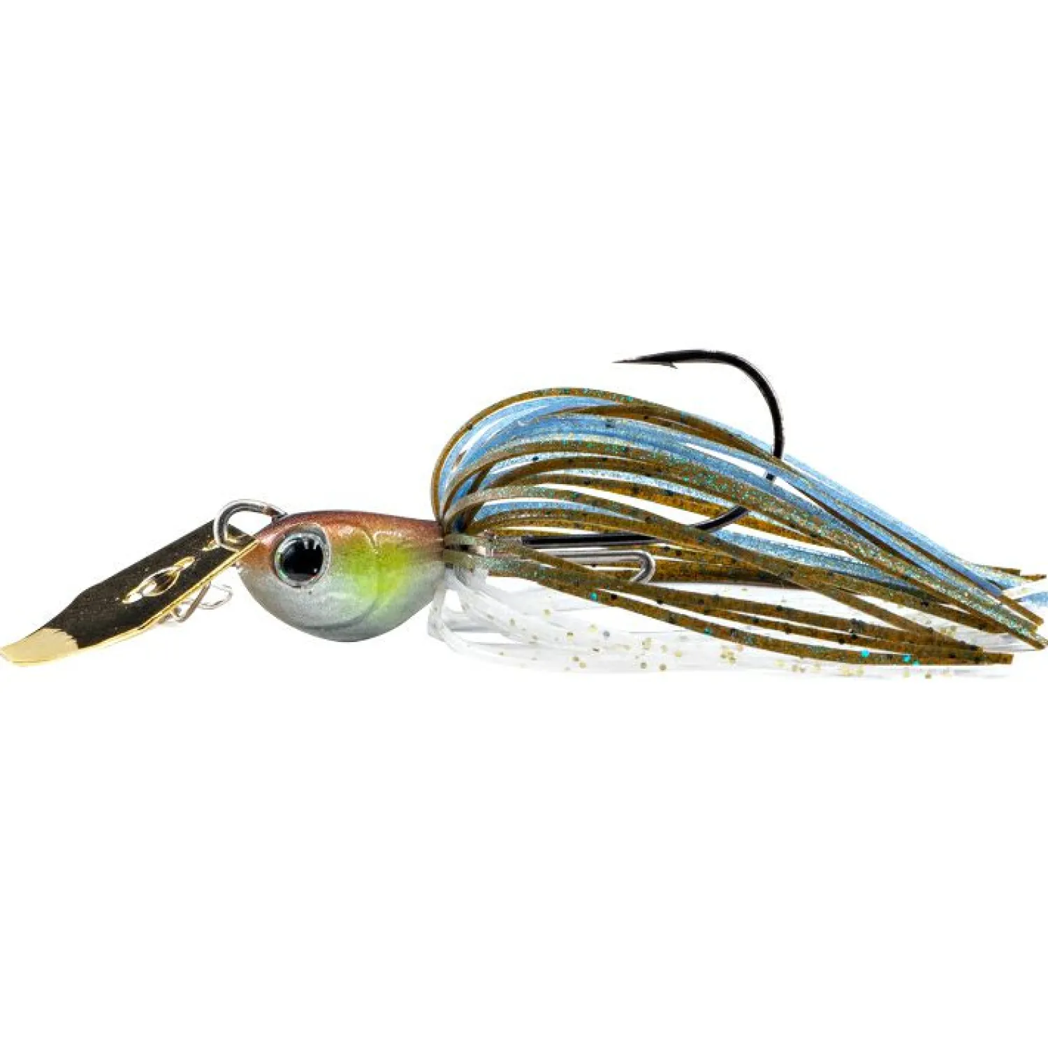 Outlet Tiny Kaishin Bladed (Cinnamon Thunder - Gold Blade) Chatterbaits