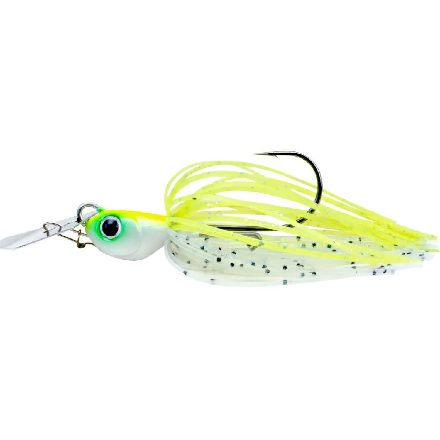 Discount Tiny Kaishin Bladed (White Chartreuse) Chatterbaits