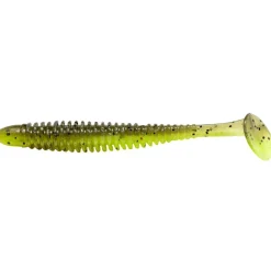 New Wobble Shad (Green Pumpkin Chartreuse UV) Gummiköder ·Gummifische & Shads