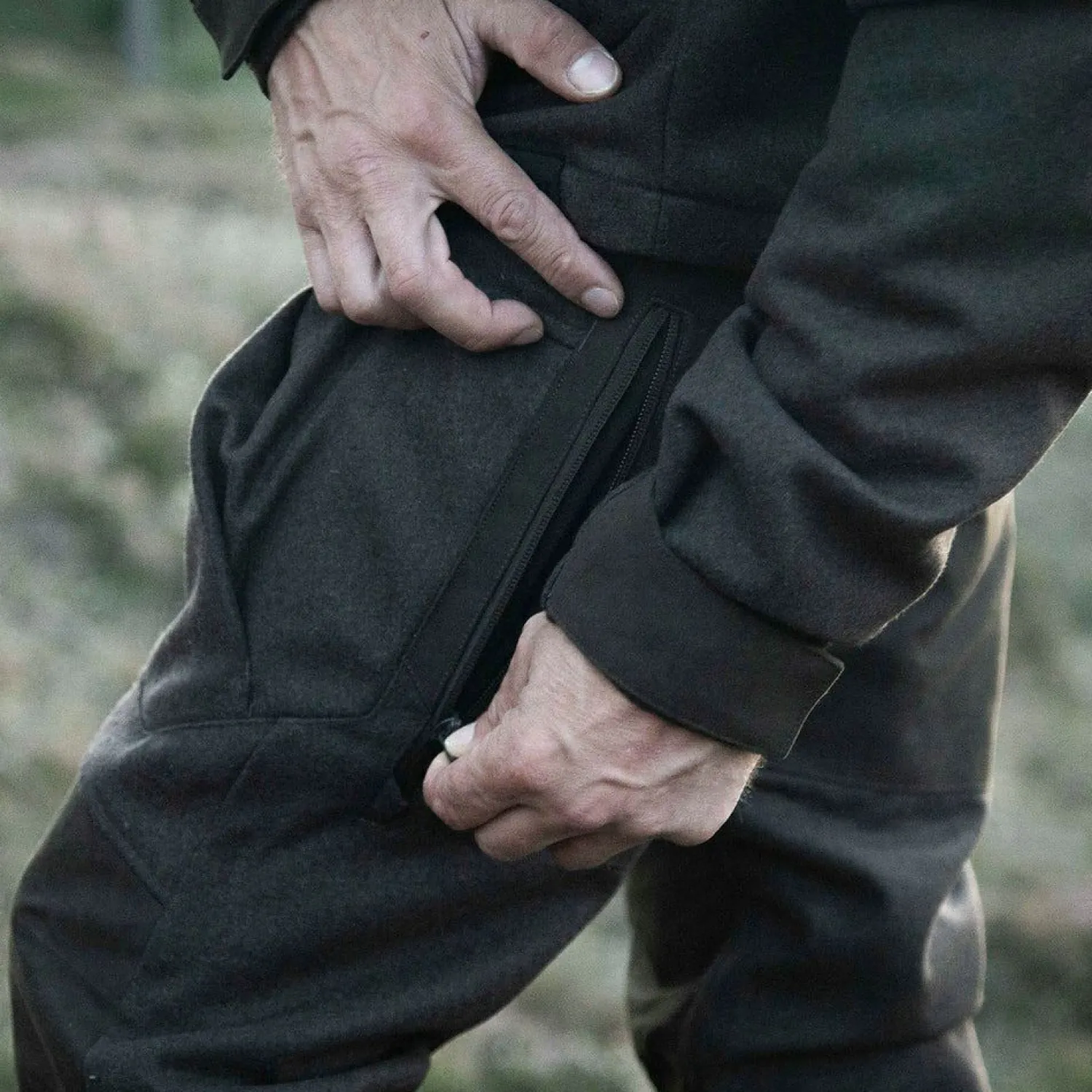Asbjorn Varg Outdoorhose (Dark Green) Thermohosen & Regenhosen