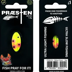 Westin OGP Inlineköder Præsten Micro (Yellow Clown)< Blinker