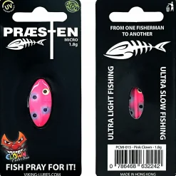 Sale OGP Inlineköder Præsten Micro (Pink Clown) Blinker